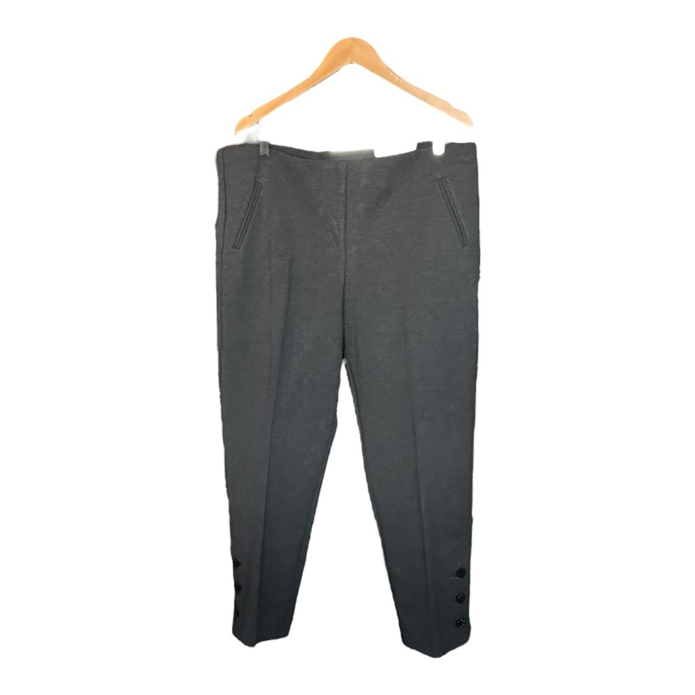 Chico's So Slimming Juliet Pants in Charcoal Gray - Size 3.5 (US 18)